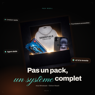 Fournisseurs Resell (Lego,essentials,Nike)